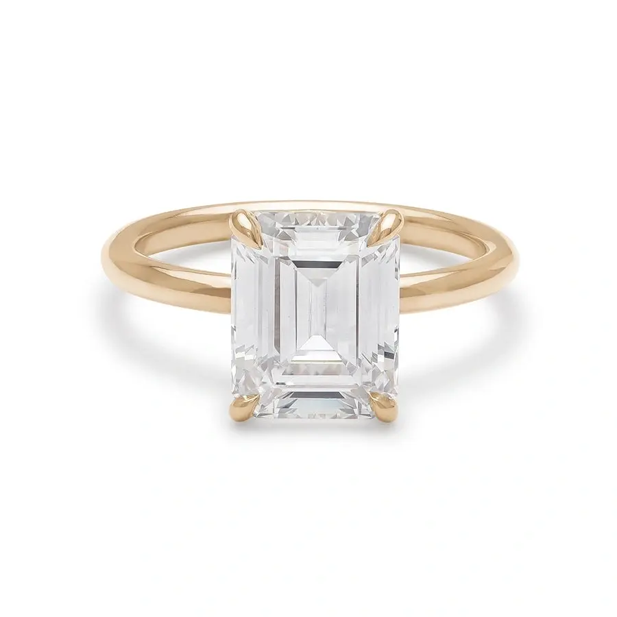 Anna Sheffield Emerald Cut Eleonore Eternity Ring