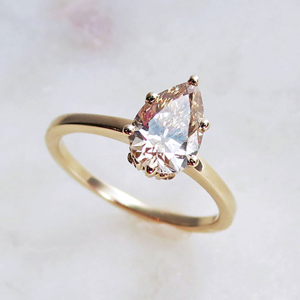 Bespoke Hazeline Solitaire Ring