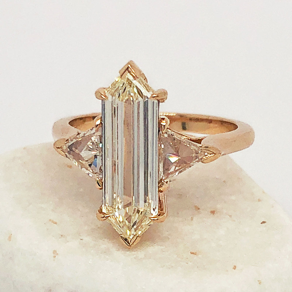 Bespoke Bea Three Stone Ring