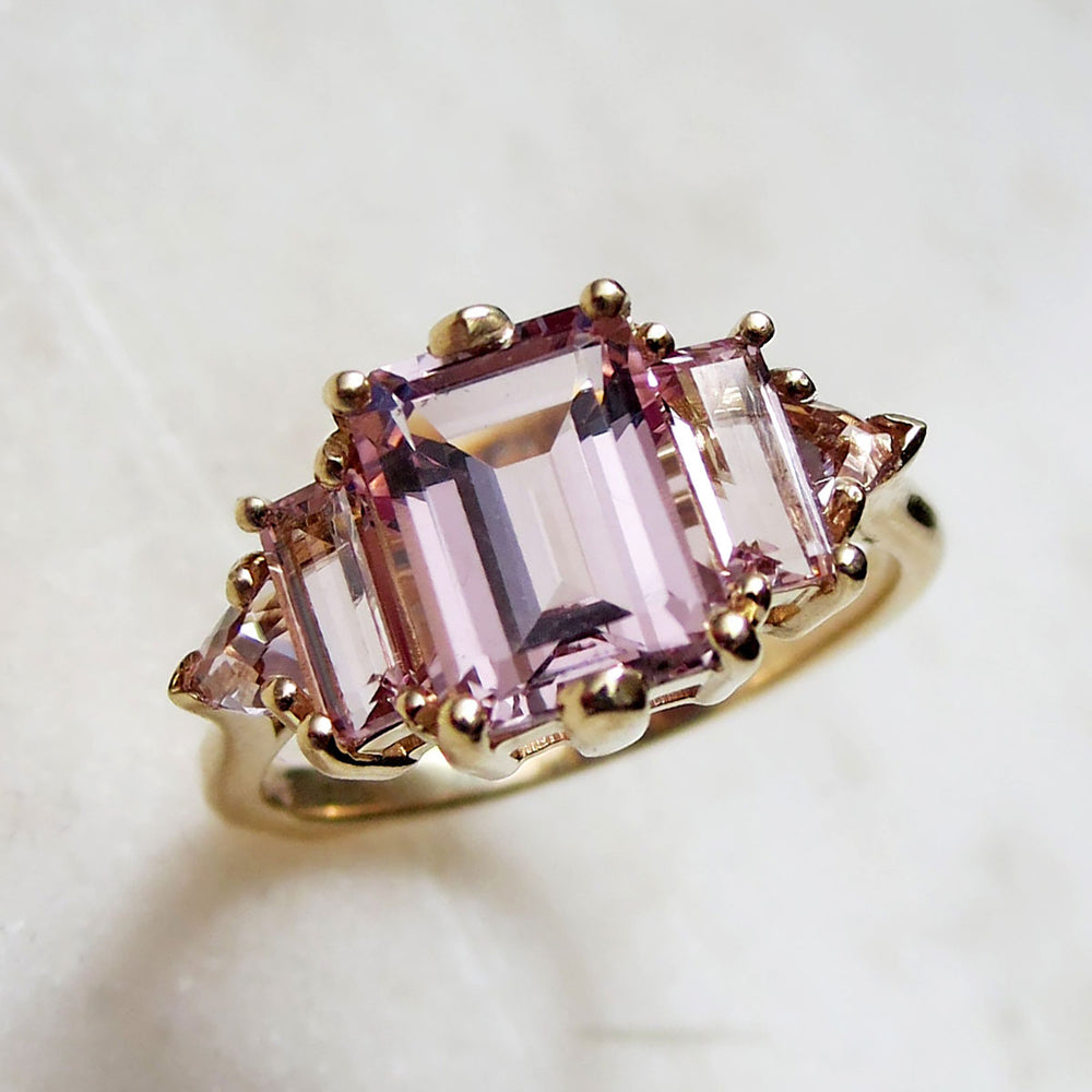 Bespoke Morganite Theda Ring