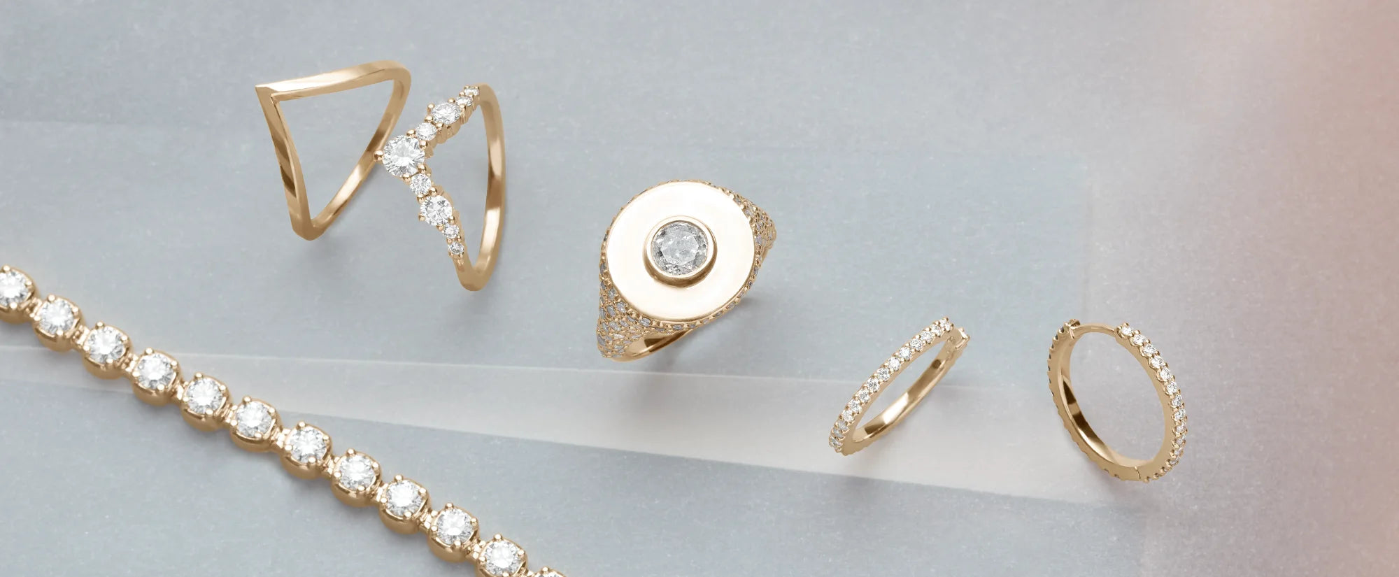 Men's and gender neutral wedding bands on anna sheffield's handmade objects dish