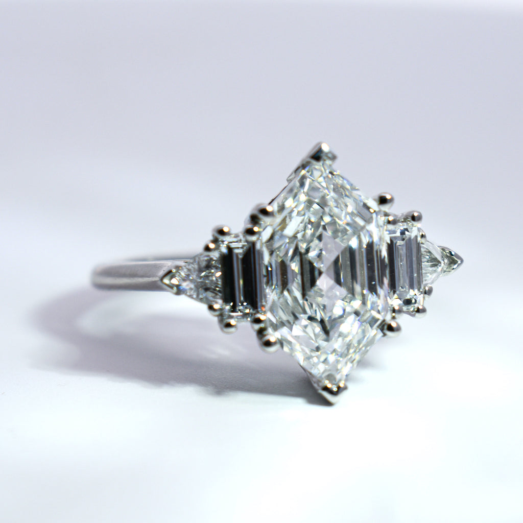 Lab White Diamond Hex Theda