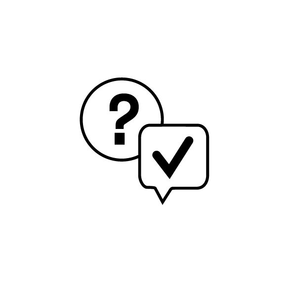 Contact page FAQ assistance icon