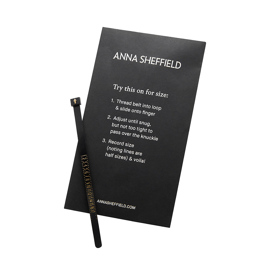 Anna Sheffield Ring Sizer