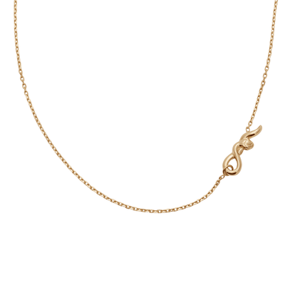 Petit Serpent Talisman Choker - 14k Gold